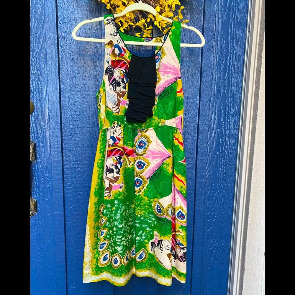Moulinette Soeurs Silk Anthropologie Dress 🌿C9